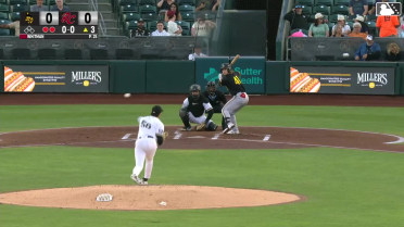 Ben Gobbel homers (8) on a fly ball to left center field.