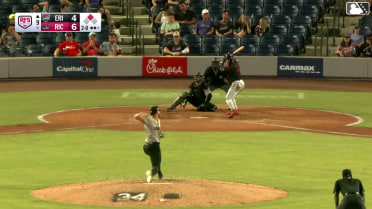 Seth Stephenson singles on a ground ball to left fielder Jean Carlos Sio. Patrick Lee scores.
