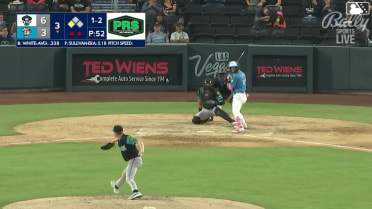 Tommy White triples (1) on a line drive to right fielder Charlie Condon. Joshua Kuroda-Grauer scores.