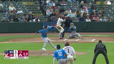 Orlando Martinez singles on a line drive to center fielder Brayan Buelvas. Dylan Dreiling scores. Keyber Rodriguez to 3rd. John Taylor to 2nd.
