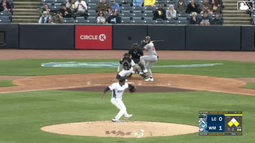 Aaron Walton grounds into a double play, third baseman Cristian Santana to second baseman Samuel Gil to first baseman Garrett Pennington. Garrett Howe out at 2nd. Aaron Walton out at 1st.