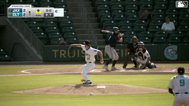 Matthew Etzel singles on a ground ball to left fielder Caden Connor. Rece Hinds scores. Agustín Ramírez to 2nd.