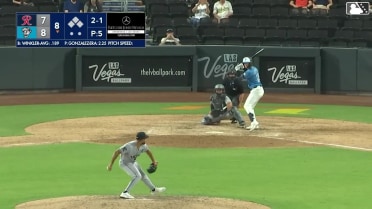 Jack Winkler homers (7) on a fly ball to left field.