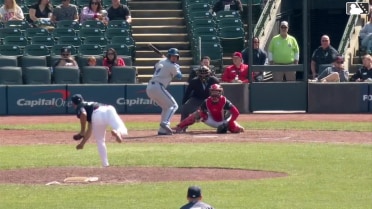 Josh Rojas singles on a line drive to right fielder JJ Bleday. Gavin Cross scores. Luca Tresh to 2nd.