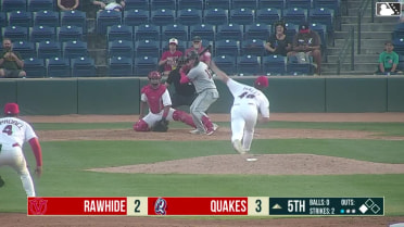 Carlos Virahonda singles on a ground ball to left fielder Kevyn Castillo. Kayson Cunningham scores.
