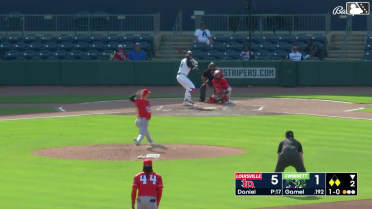Ben Gamel out on a sacrifice fly to left fielder Ivan Johnson. Luke Williams scores.