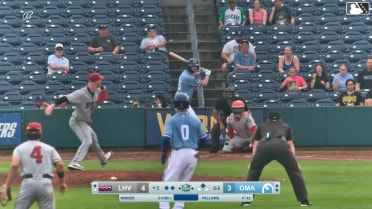 Kameron Misner singles on a line drive to right fielder Bryan De La Cruz. Andrew Velazquez scores.
