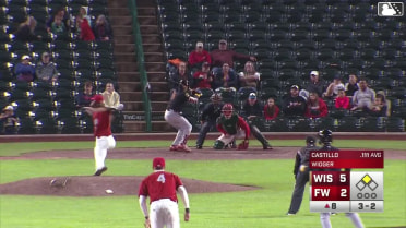 Luis Castillo doubles (2) on a fly ball to right fielder Kavares Tears. Daniel Guilarte scores.