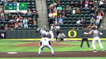 Walker Martin homers (10) on a fly ball to left field. Jakob Christian scores.