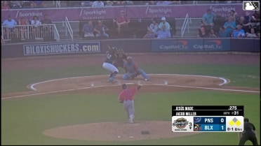 Jesús Made grounds out, pitcher Jacob Miller to shortstop Cristian Hernández to first baseman Jay Beshears. Jheremy Vargas scores. Dylan O'Rae to 2nd.