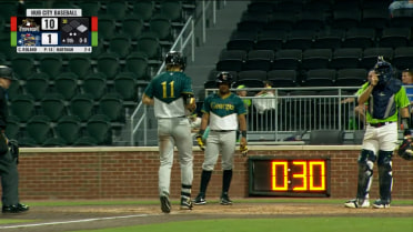 Eric Hartman's three-hit, four-RBI, two-homer game