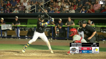 Andrew Fischer homers (7) on a fly ball to right field. Jesús Made scores.