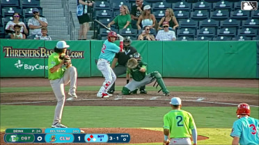 Nolan Beltran reaches on a fielder's choice, fielded by second baseman Anthuan Valencia. Juan Villavicencio scores.