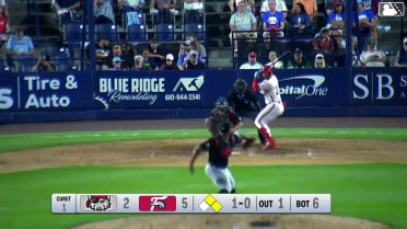 Raylin Heredia homers (23) on a fly ball to left center field. Bryan Rincon scores. Dante Nori scores.