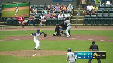 Daniel Vazquez singles on a line drive to right fielder Lazaro Montes. Carson Roccaforte scores. Jack Pineda to 3rd. Spencer Nivens to 2nd.
