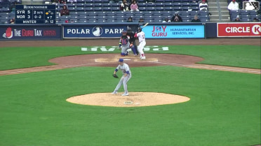 A.J. Minter In play, run(s) to Vinny Capra