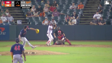 Frederick Bencosme homers (12) on a fly ball to right field.