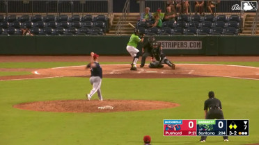 Carlos Santana singles on a fly ball to right fielder Matthew Etzel. Brett Wisely scores. Rowdy Tellez to 3rd.