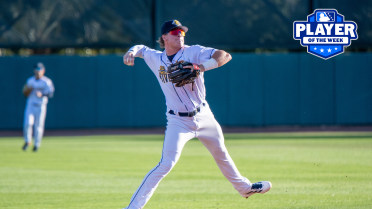 Daniel Pierce’s Monster Week Earns Carolina League Honors