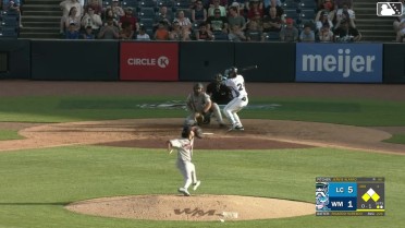 Ricardo Hurtado doubles (13) on a fly ball to center fielder Jace LaViolette. Woody Hadeen scores. Bryce Rainer scores. Ricardo Hurtado to 3rd. Ricardo Hurtado advances to 3rd, on a throwing error by second baseman Welbyn Francisca.