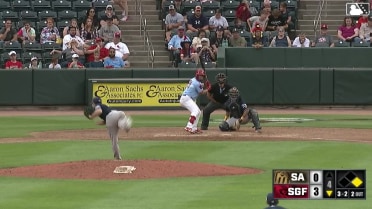 Victor Lizarraga's eighth strikeout