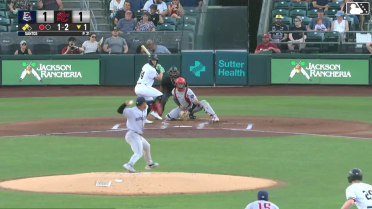 Will Brennan singles on a sharp line drive to right fielder Aaron Zavala. Victor Bericoto scores. Parks Harber to 3rd.