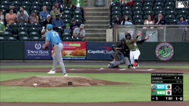 Christian Franklin's solo home run