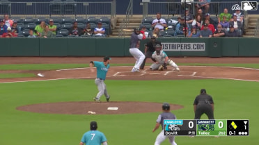 Rowdy Tellez singles on a ground ball to right fielder Caden Connor, deflected by second baseman Rikuu Nishida. Jim Jarvis scores. Luke Williams to 3rd.