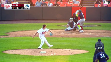Yoeilin Cespedes singles on a line drive to left fielder Elis Cuevas. Justin Gonzales scores. Henry Godbout to 2nd.