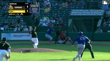 Ji Hwan Bae singles on a sharp line drive to center fielder Christian Franklin. Mike Tauchman scores.