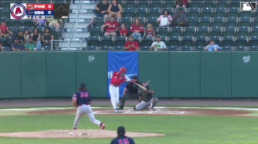 Robert Hassell III's solo home run