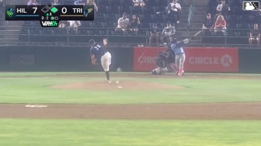 Yassel Soler homers (11) on a line drive to left center field. Jose Alpuria scores.