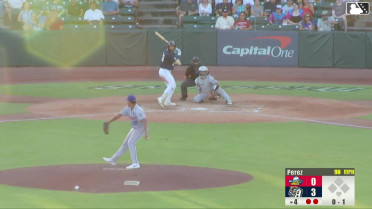 Albert Fabian homers (6) on a line drive to right center field.