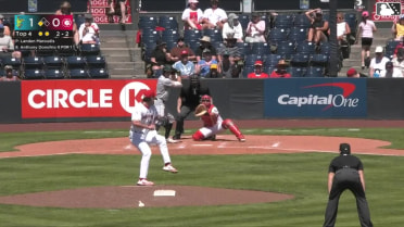 Anthony Donofrio singles on a line drive to right fielder Matt Scannell. Carlos Jimenez scores.