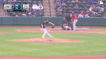Christian Bethancourt homers (4) on a fly ball to left center field.