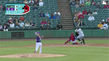 Axiel Plaz homers (7) on a fly ball to center field.