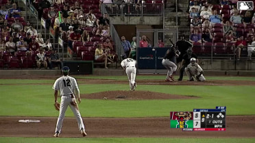 Luis Castillo homers (7) on a fly ball to right center field.