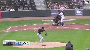 Carter Trice triples (1) on a sharp fly ball to center fielder Samuel Zavala. Ariel Armas scores. Hayden Cantrelle scores. Karson Simas scores.