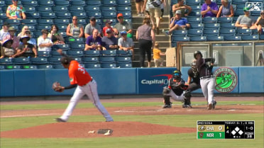Sosa goes to the opposite field for Charlotte