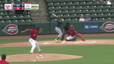Marcus Phillips In play, run(s) to Gleider Figuereo