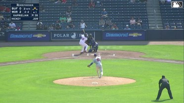 Nathan Hickey's two-run home run