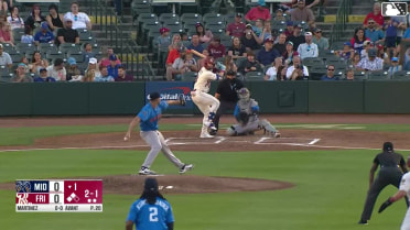 Orlando Martinez singles on a line drive to right fielder Jared Dickey. Frainyer Chavez scores. Dylan Dreiling scores.