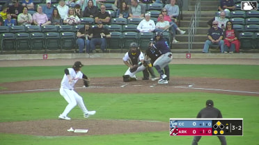 Pascanel Ferreras homers (3) on a fly ball to left center field. Walker Janek scores.