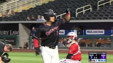 Keston Hiura's two long homers