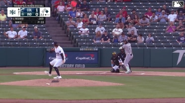 Alfonsin Rosario singles on a line drive to left fielder Ronny Simon. Milan Tolentino scores. Alfonsin Rosario to 2nd. Throwing error by left fielder Ronny Simon.