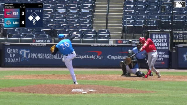 Matthew Ferrara singles on a sharp line drive to center fielder Luis Durango. Griffin Burkholder scores. Jonathan Hogart to 2nd.