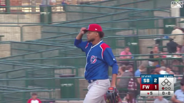 Cubs prospect Luis Devers grabs his eighth strikeout