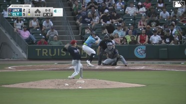 Caden Connor homers (2) on a fly ball to right field.