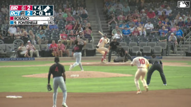 Cole Fontenelle doubles (10) on a line drive to left fielder James Taussig. Randy De Jesus scores. Anthony Scull scores.