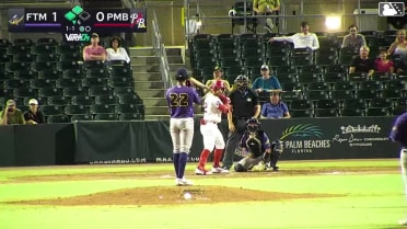 Sebastian Dos Santos out on a sacrifice fly to left fielder Bryce Fowler. Travis Honeyman scores.